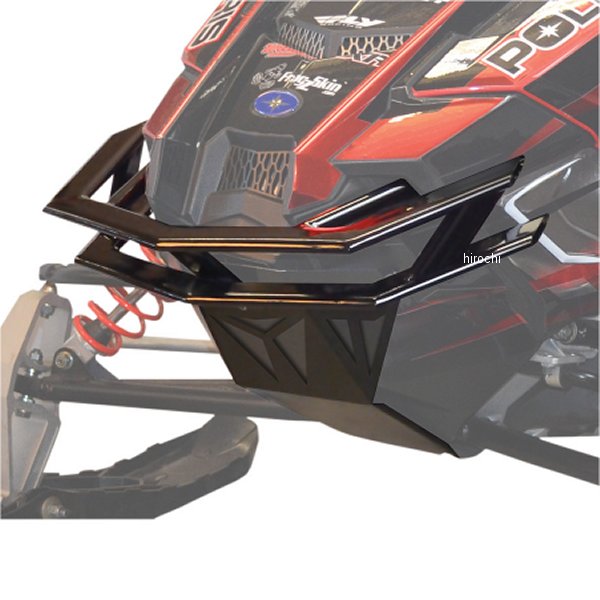 フロントパンパー 15年-18年 ポラリス AXYS 黒