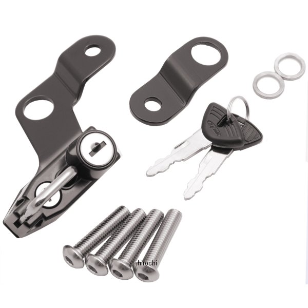 ヘルメットロック 08年以降 GSX1300R ハヤブサ 黒塗装 1個