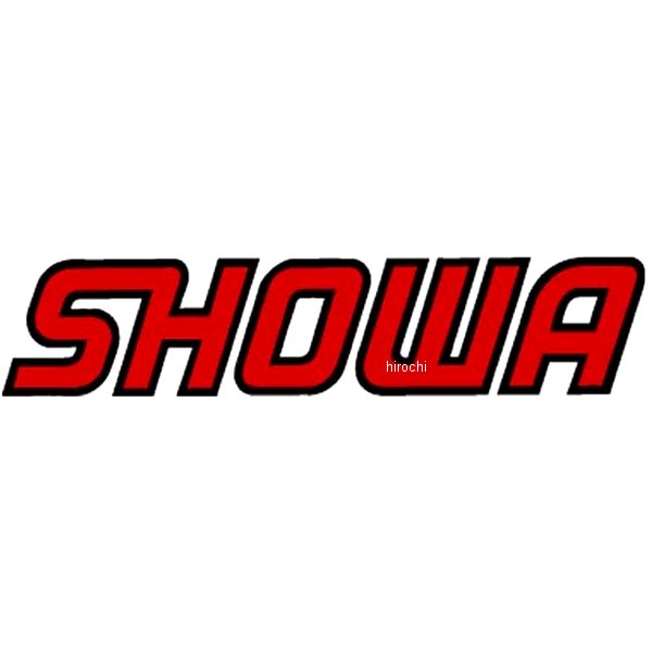 レーシングステッカー SHOWA 14cm 赤 1枚入り