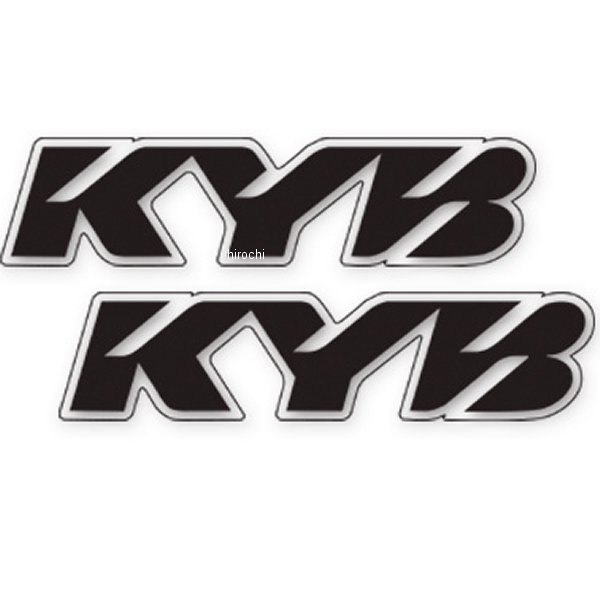 フォーク/スイングアームデカール KYB 黒