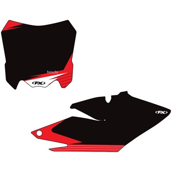 プリカットプリンテッド バックグラウンド 13年-16年 CRF450R、CRF250R 黒