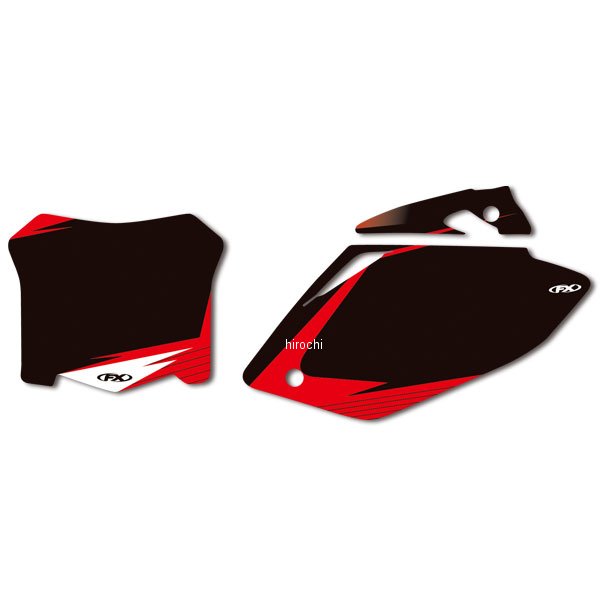 プリカットプリンテッド バックグラウンド 17年-18年 CRF450R、CRF250R 黒