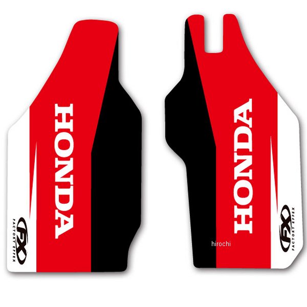 インナーフォークガードデカール 4D 96年-18年 CR150R、CR85R、CR80