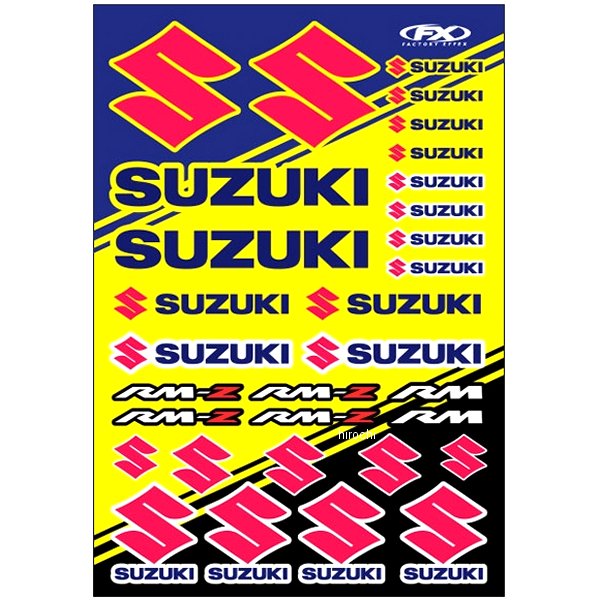 OEMステッカーシート SUZUKI RM