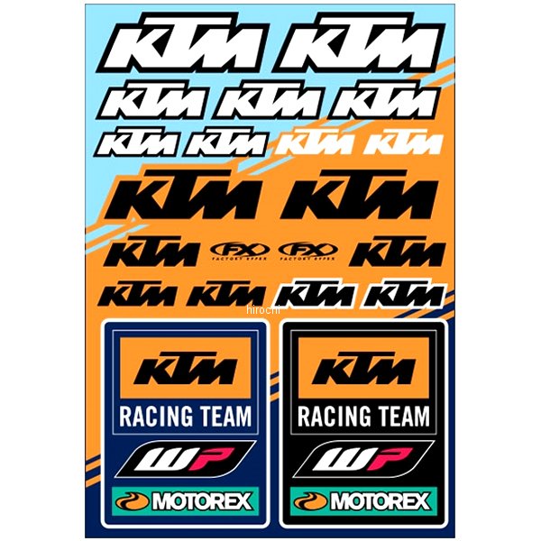 OEMステッカーシート KTM RACING
