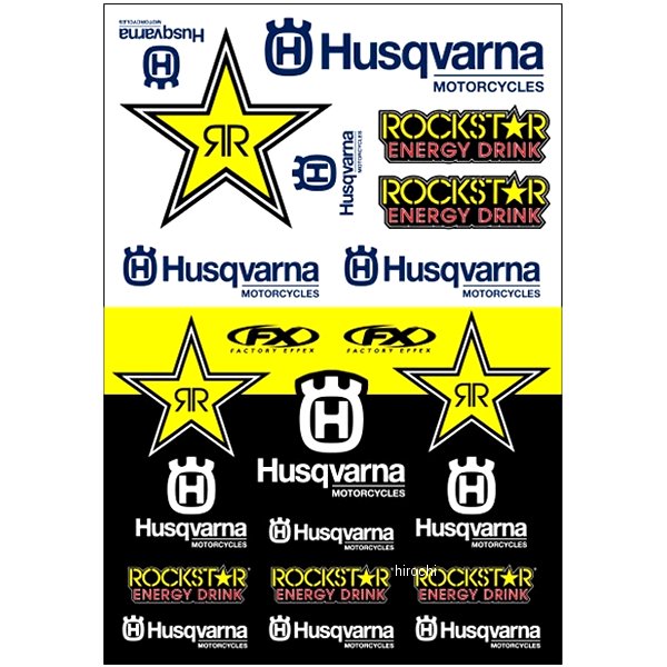 OEMステッカーシート HUSQVARNA RACING