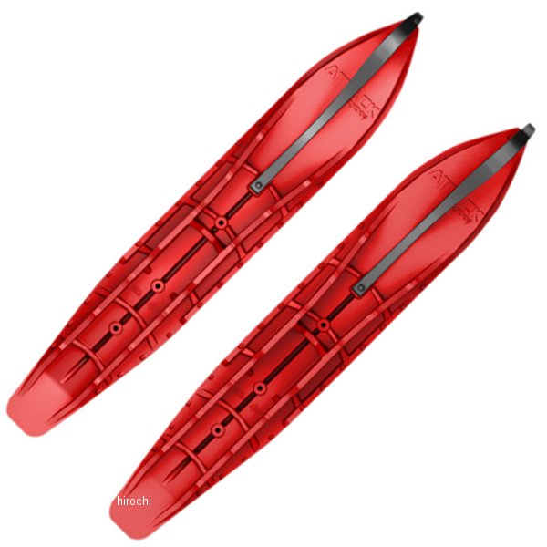 アタックスキー L 42.5インチ(1079mm)x W 7インチ(177mm) 赤 左右ペア