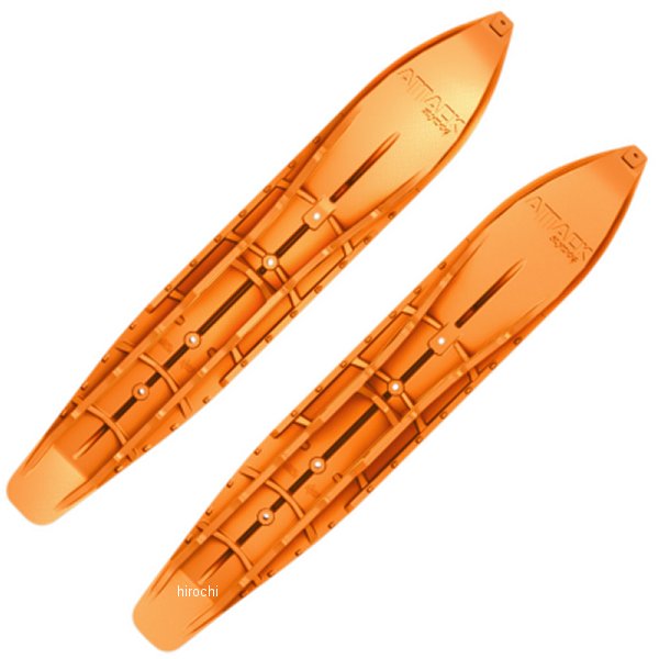 アタックスキー L 42.5インチ(1079mm)x W 7インチ(177mm) オレンジ 左右ペア