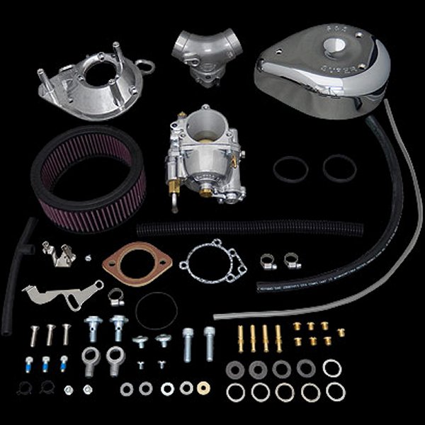 スーパーE キャブ コンプリートキット マニホールド付き 06年 BigTwin キャブモデル