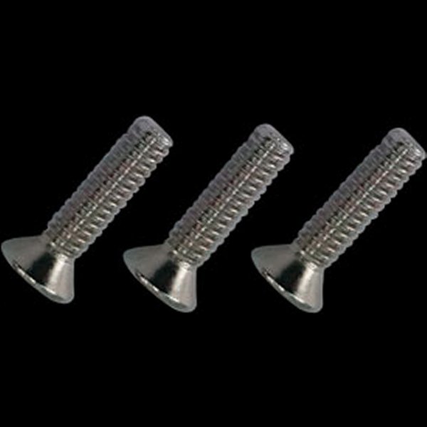 50-1052 ティアドロップ エアクリーナー カバー スクリュー クローム 3個入り