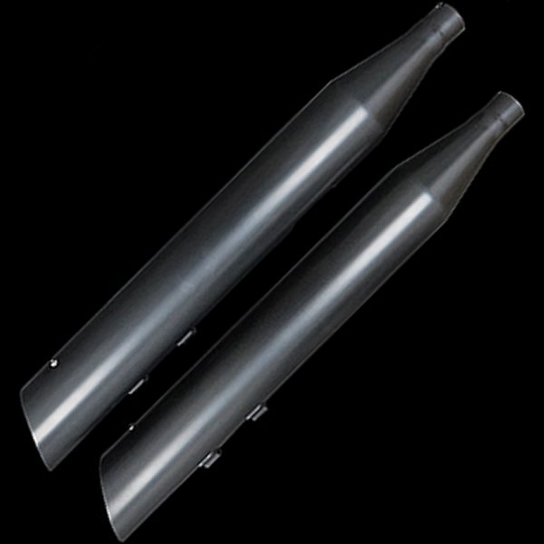 【セール特価】 550-0183  4インチ RACE スラッシュダウンマフラー ジェットホットブラック