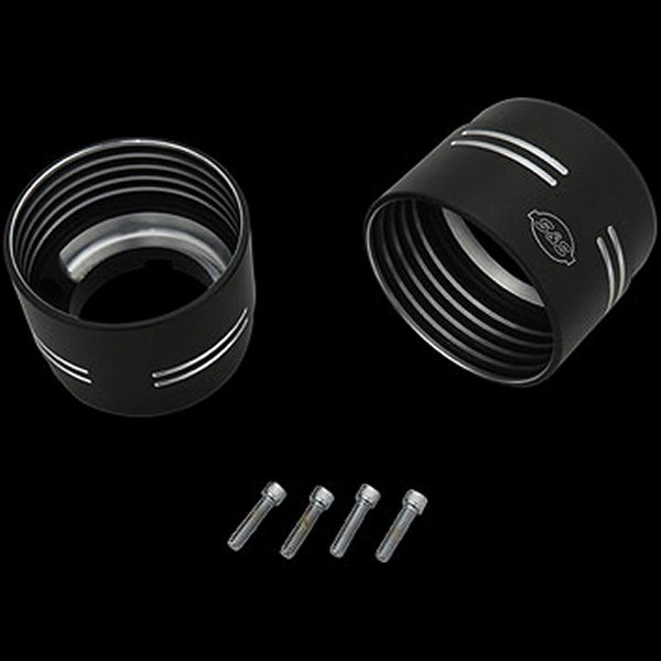 550-0570  4インチ RACE マフラー用 ビレットエンドキャップ バンド