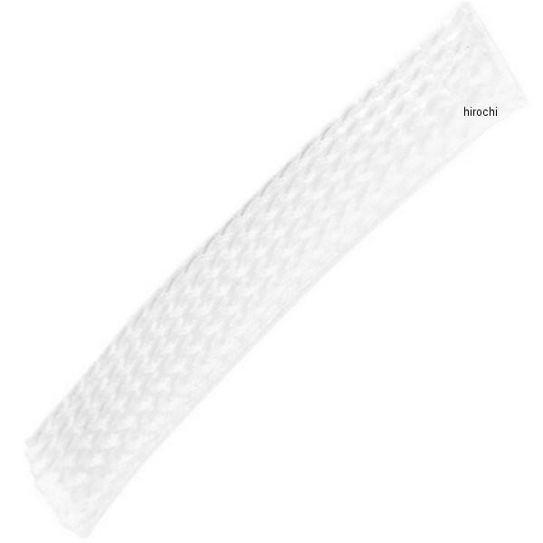 スリーブ 内径 3/8インチ(9.5mm) 編み 白 10フィート(305cm)