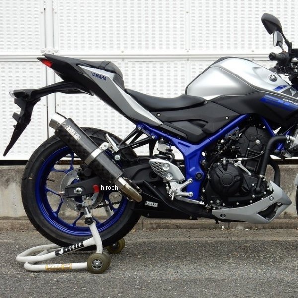 スリップオンマフラー JMCA MT-03、MT-25 カーボン