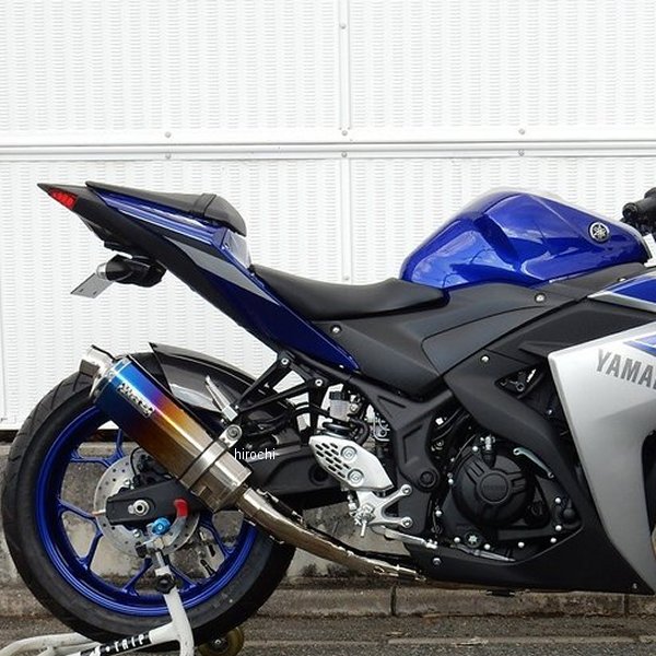 フルエキゾースト JMCA オーバル YZF-R25、MT-25 ステンレス/チタン焼色