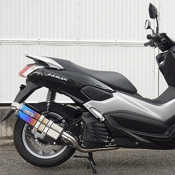 フルエキゾースト JMCA オーバル NMAX ステンレス/チタン焼色