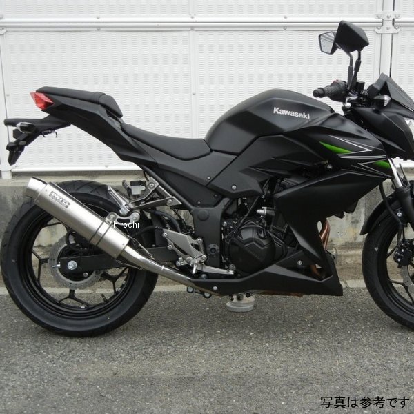 スリップオンマフラー JMCA Ninja250、Z250 チタン