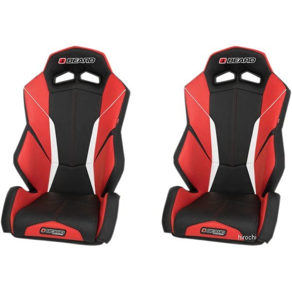 フロント シート トルク V2 黒/赤 左右ペア