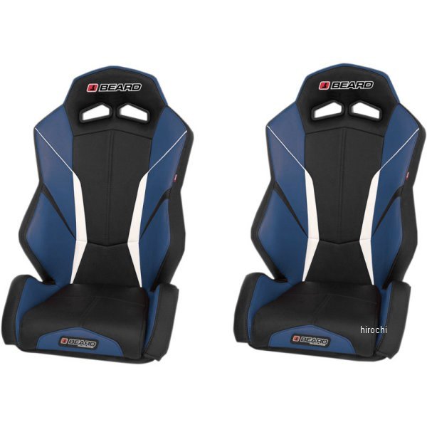 フロント シート トルク V2 黒/青 左右ペア