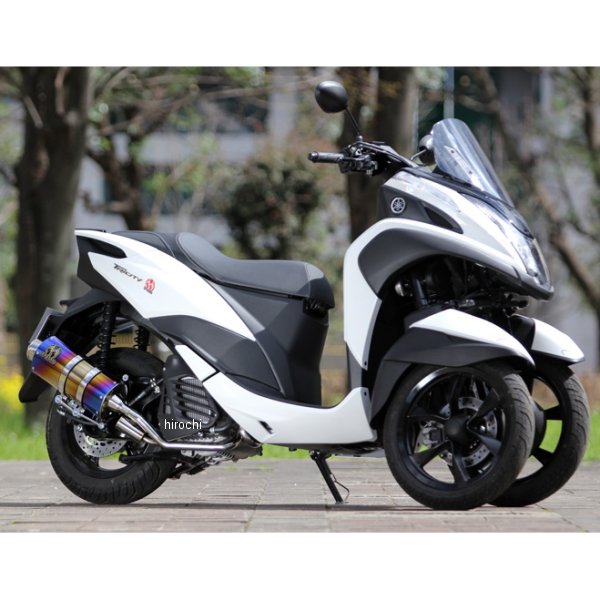 フルエキゾースト パワーボックス フルSV 18年以降 トリシティ125 チタンブルー