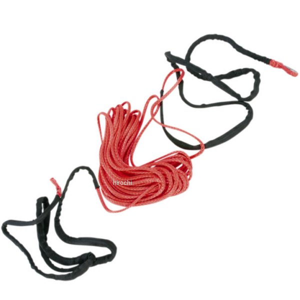 ウインチロープ 3/16インチ(4.7mm)X50フィート(15m) 赤