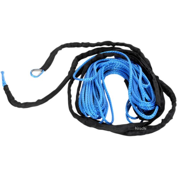 ウインチロープ 1/4インチ(6.3mm)X50フィート(15m) 青