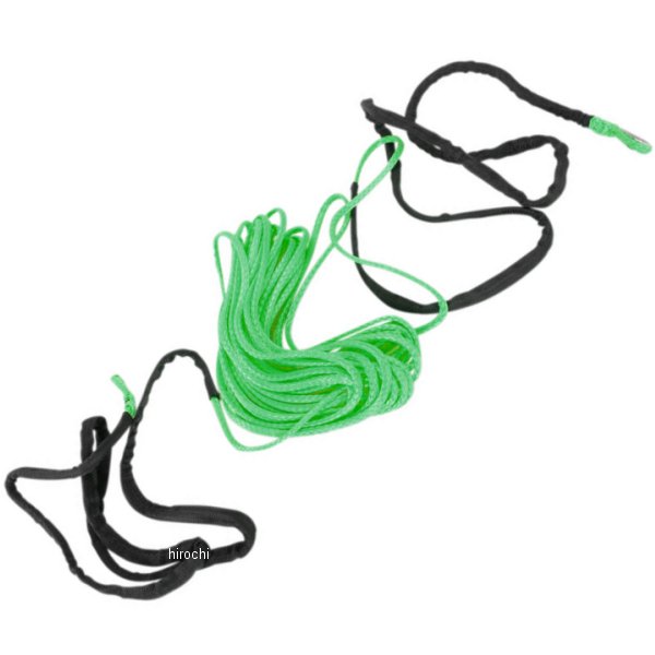ウインチロープ 1/4インチ(6.3mm)X50フィート(15m) 緑