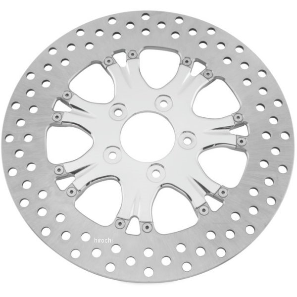 ブレーキローター 13インチ フロント 左または右 ヒーゼン ポリッシュ