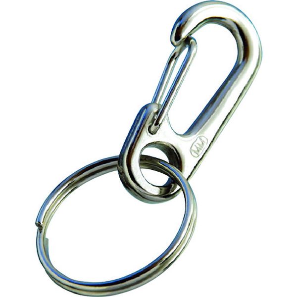 B2003  ステンレス ミニクリップ(二重リンク付) 長さ34mm (2個入)