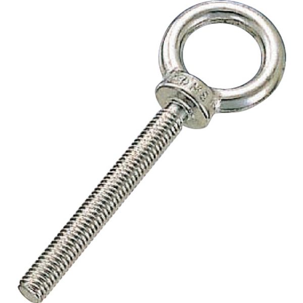 B3004 317-6057 ステンレス つば付ロングアイボルト(鋳造製)(ミリネジ) 捻子径M-4ネジ 捻長20mm