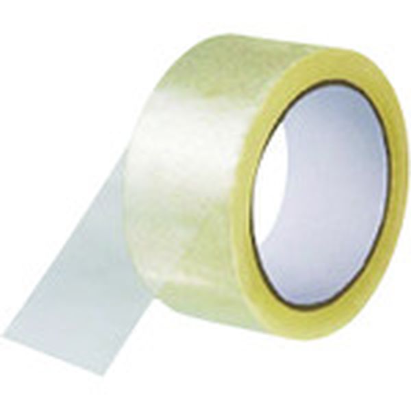 B690J50 195-8384  736410)透明梱包用テ-プ中・重梱包用50巻 B690J50