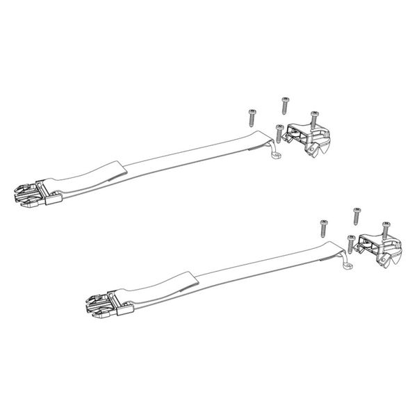 BAK Underside Buckle Ends & Strap Clips Qty 2 (w/ Hardware)