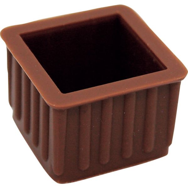 BC202 334-4469  イスキャップB茶角  24MM