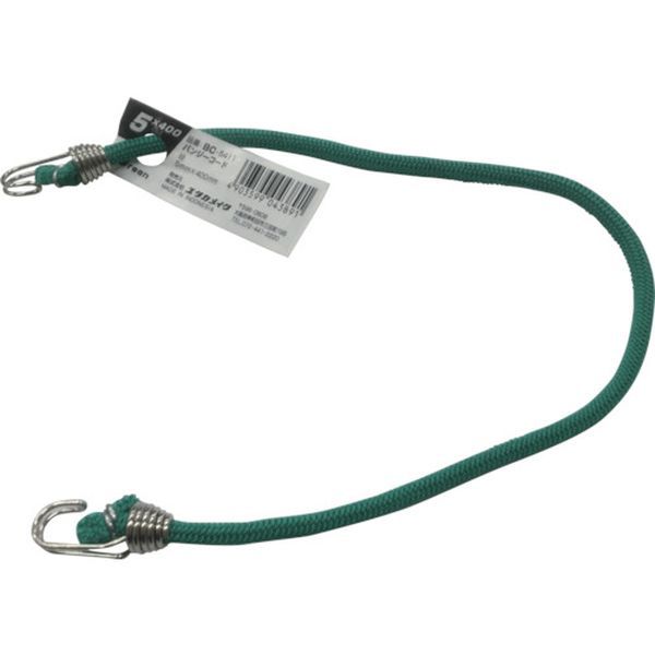 ゴム バンジーコード 5mm×400mm 緑