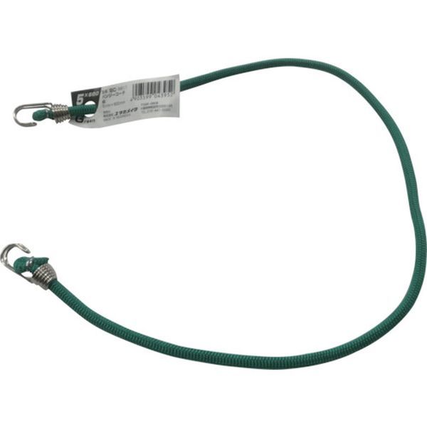 ゴム バンジーコード 5mm×600mm 緑