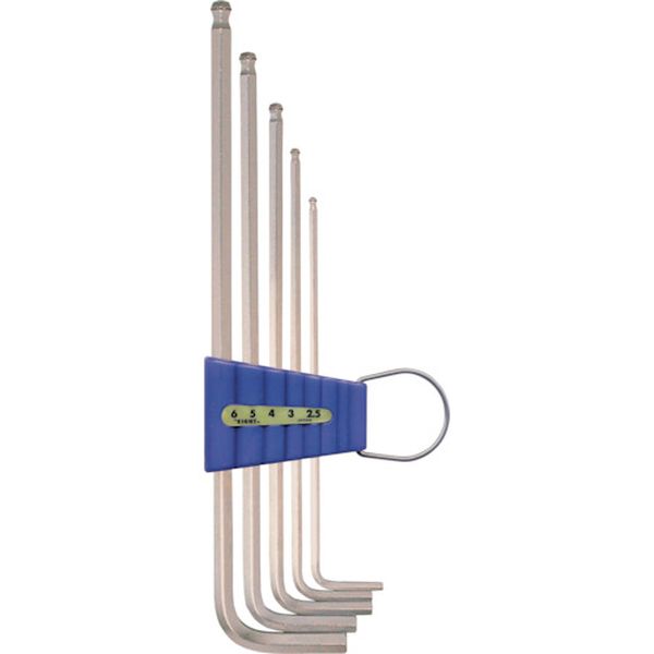 BCTS5  六角棒スパナ ボルトキャッチ テーパーヘッドロング5本セット 2.5～6