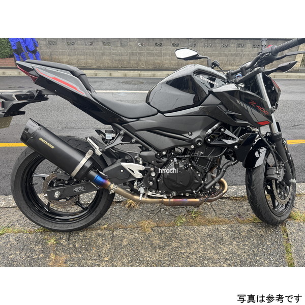 ブラック スリップオンマフラー タイプS ブルーステンパイプ 19年-25年 Z400 JMCA