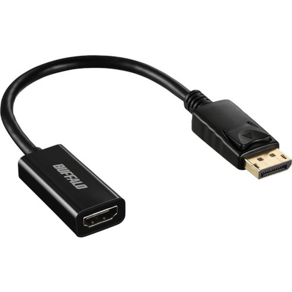 DisplayPort-HDMI変換アダプタ ブラック