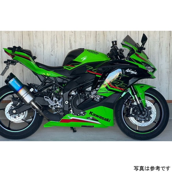 マットブルー スリップオンマフラー タイプS ブルーステンパイプ 18年-25年 ニンジャ400 JMCA