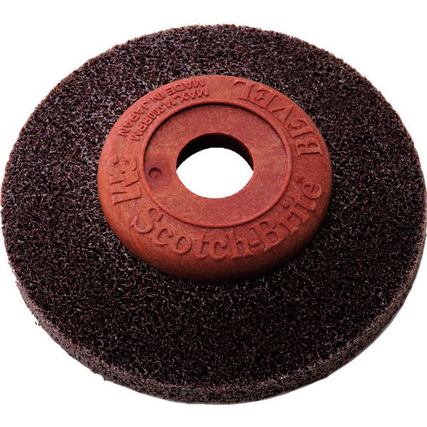 BEBERUBROAIR  スコッチ・ブライト ベベルブラウン エアー工具用 ＃180相当 10個入り