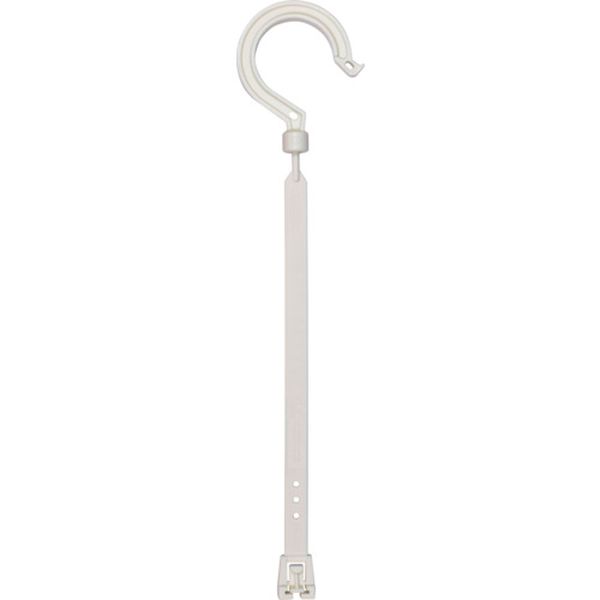 BH300LHWH 434-9590  万能フッカー 300mm 単管フック付 【ホワイト】