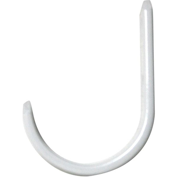 BH602 333-6556  バラ カラーJフック  40MM シロ