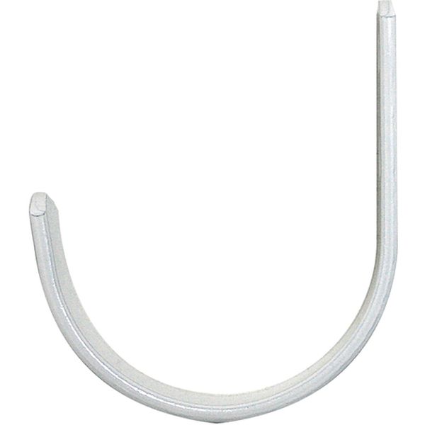BH605 333-9764  バラ カラーJフック  60MM シロ