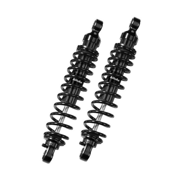 Bitubo WME0 Twinshocks Adjustable: Spring Preload, Rebound, Length 351mm, Dark Edition