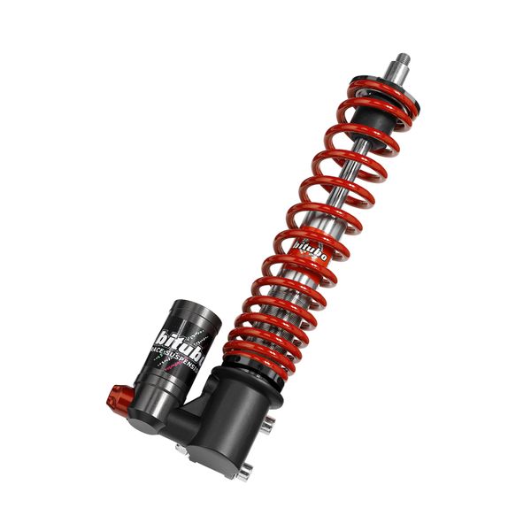 Bitubo YEV0 Monoshocks Front Adjustable: Spring Preload, Compression, Red Spring