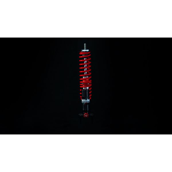 Bitubo YLV0 Monoshock Rear Adjustable: Spring Preload, Compression, Red Spring