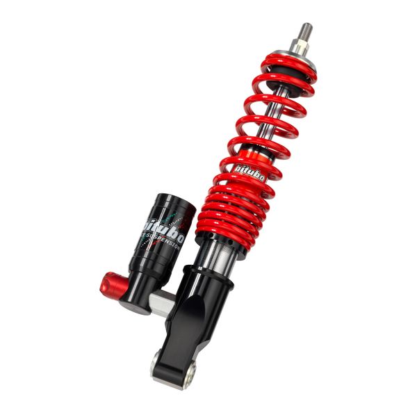 Bitubo MEV0 Vespa Front Monoshock Adjustable: Spring Preload, Compression, Red Spring