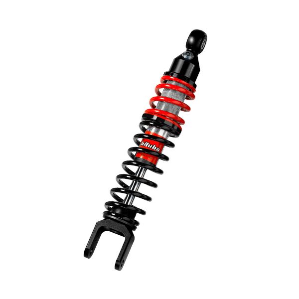 Bitubo YXB0 Monoshock Rear Adjustable: Spring Preload, Red And Black Springs