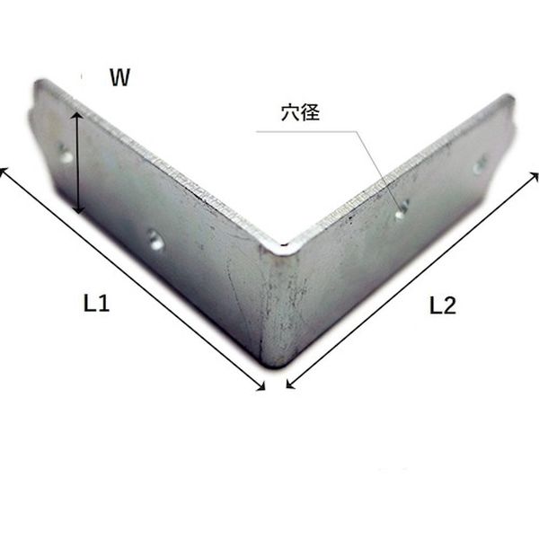 BK034 335-2351  ユニクロ隅金 金折  50 4枚入り