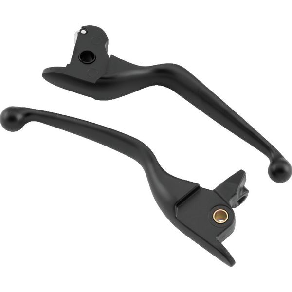 Bikers Choice 14-16 FLH FLT Black Hydraulic Clutch & Brake Lever Set